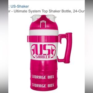 Shaker - Ultimate System Top Shaker Bottle, 24-Ounce, Pin
